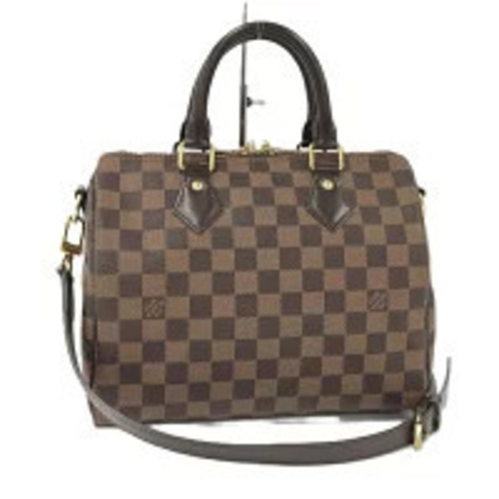 LOUIS VUITTON Speedy Handbag Damier Ebene Brown